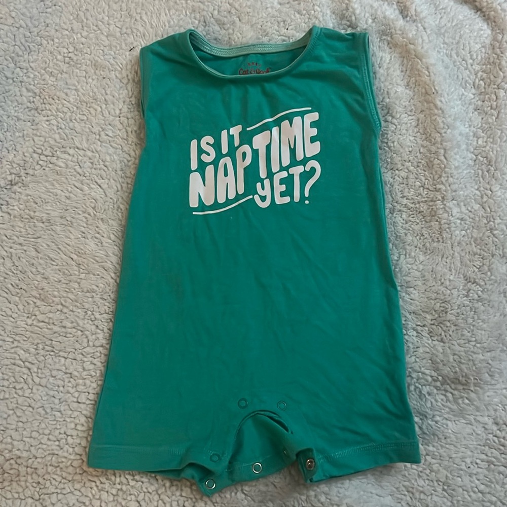 Cat and Jack baby romper 0-3 months